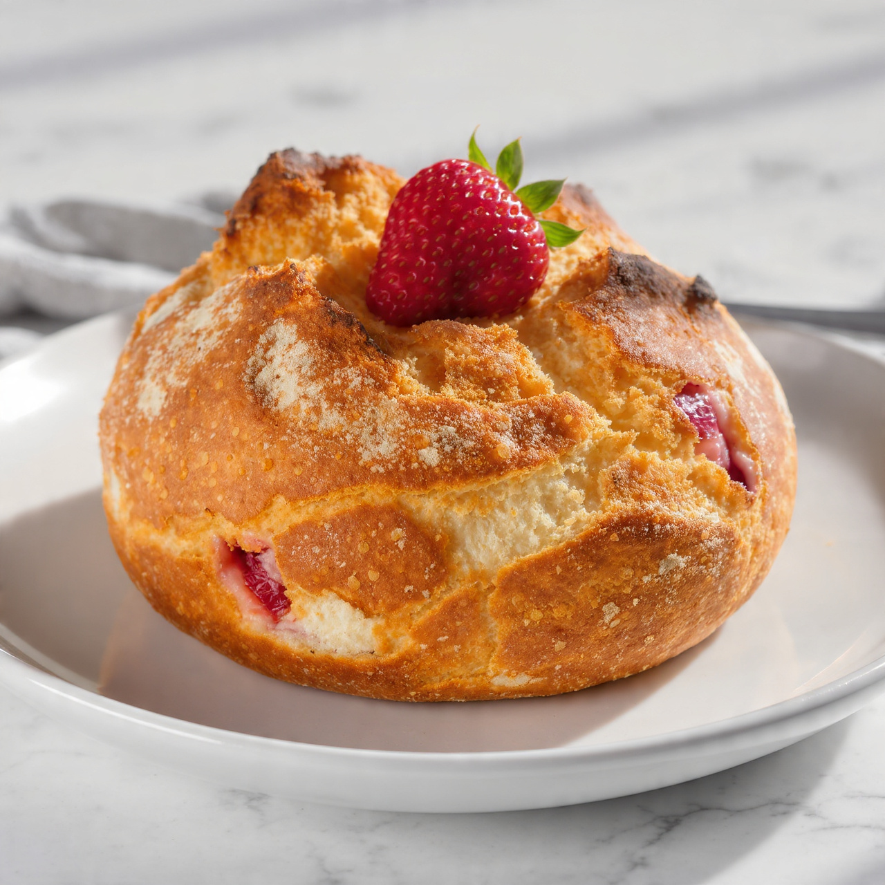 Strawberry Swirl Sourdough Bread